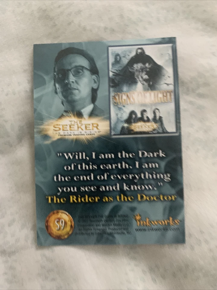 The Seeker The Dark is Rising Foil Signs of Light card # S9 A1626 - Image 2 of 2