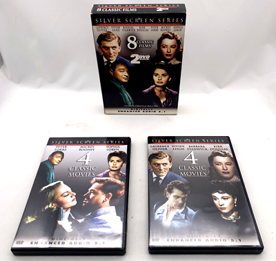 Silver Screen Series: 8 Classic Films (DVD, 2004, 2-Disc Set