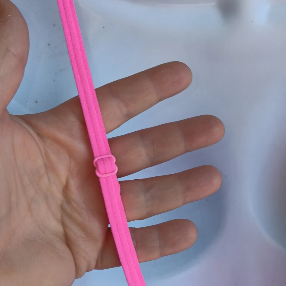 Dream Girl Hot Pink Garter/Slip with Thong Panty Never Worn Display  Sz MedB27 - Image 2 of 4