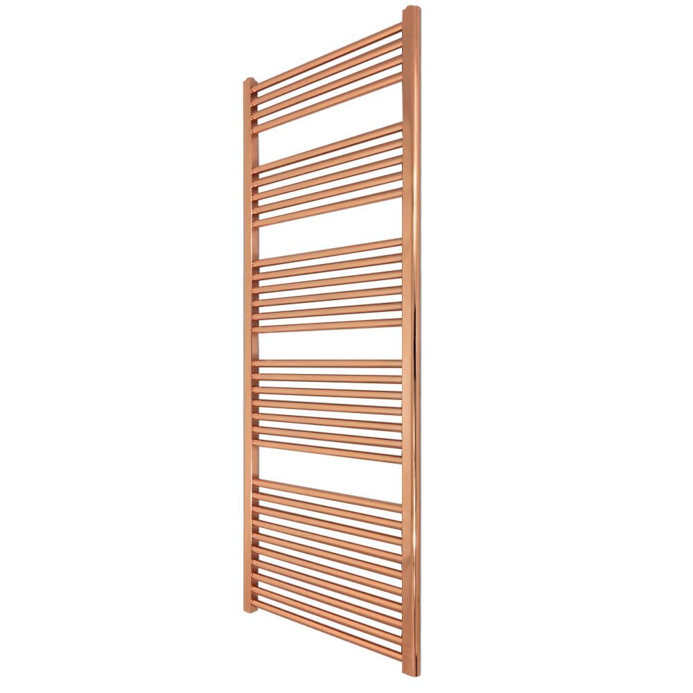 Straight Copper Towel Rail Ladder Radiator Bathroom Heater Warmer 500mm x 1600mm