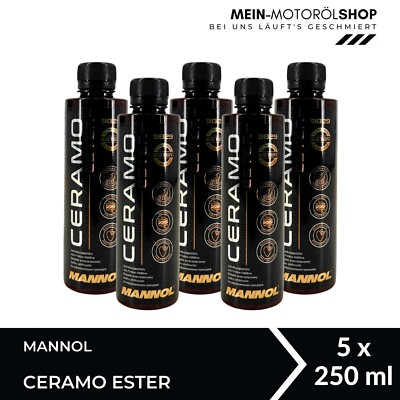 Mannol MN9829 Ceramo Ester Verschleißschutz Motorschutz Additiv 5x250 ML