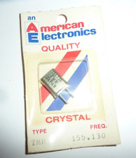 Vtg NOS American Radio Crystal Ham and CB Radio Freq. 155.130 Type TMR S-52