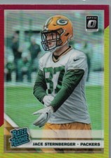 2019 Donruss Optic #198 Jace Sternberger Red and Yellow