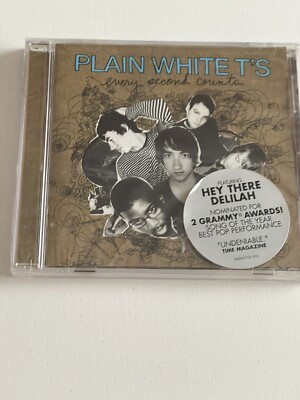 Every Second Counts by Plain White T's (CD, 2007) New Sealed With Hype Sticker