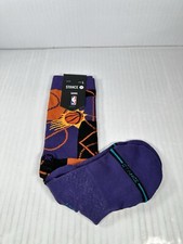 Stance x NBA Phoenix Suns Crew Socks Zone Mens Size L 9 - 13 NEW