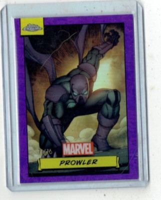 Prowler 2024 Topps Chrome Marvel Purple Card /99
