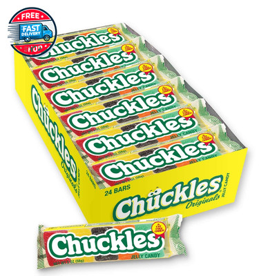 Chuckles Original, Jelly Sugar-Coated Candies, Fruit Flavored Candy, 2 Ou