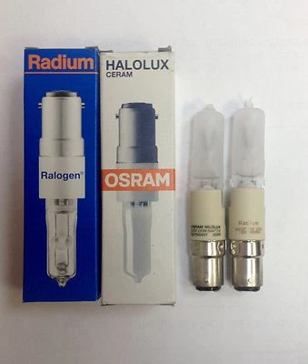 Lámpara halógena de cerámica OSRAM / RADIO Halolux B15d 250W ¡MATE!!! 64479 4210 LÚMENES!!