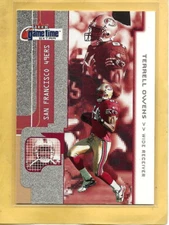TERRELL OWENS - 2001 Fleer Game Time "Extra" - #8 - 49'ers - MINT