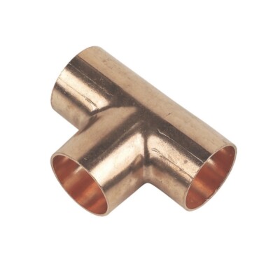 22 mm Kupfer gleich T-Shirt Endbeschläge [2er-Pack]