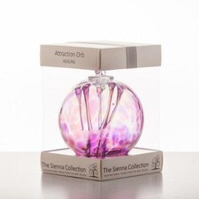 Glass Healing Attraction Orb Hanging Ornament Handmade Home Gift Sienna