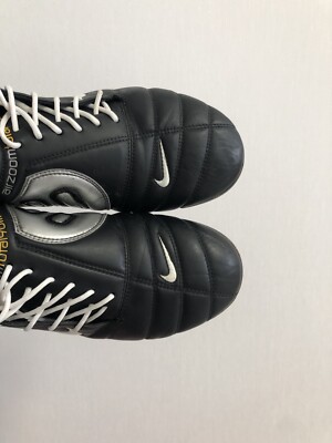 Nike Total 90 Air Zoom Blackout Football Soccer Cleats Rare  display picture 3