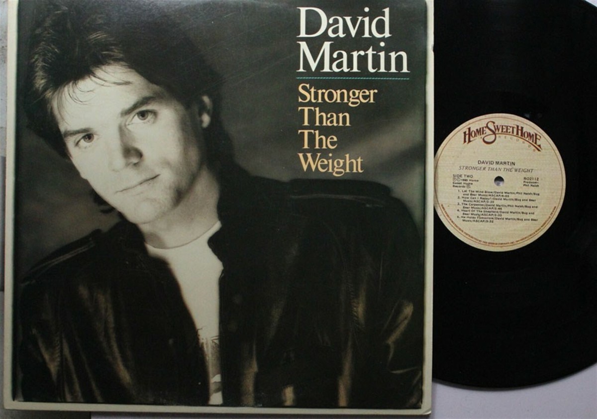 David Martin·Strong Than The Weight ·AOR David Martin – Stronger Than The Weight – Vinyl (LP, Album