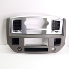 2006-2008 Dodge Ram 1500 2500 3500 Radio Dash Trim Center Bezel Silver Gray 2006-2008 Dodge Ram 1500 2500 3500 Radio Dash Trim Center Bezel Silver Gray