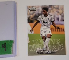 2018 Stadium Club MLS Alphonso Davies #21 Rookie Card. rookie card picture