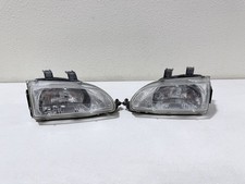 1992 - 1995 Honda Civic Headlights Lamps Oem Read3402 1992 - 1995 Honda Civic Headlights Lamps Oem Read3402