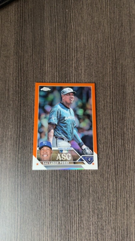 2023 Topps Chrome Update All-Star Game Salvador Perez Orange /25 #ASGC-42 