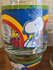 Vintage set of 7 Schultz Anchor Hocking Peanuts glasses Snoopy Woodstock rainbow — photo 7
