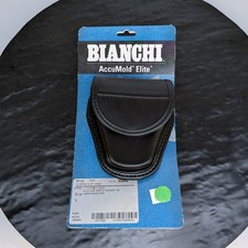 BIANCHI 7900 AccuMold Elite Covered Cuff Case Plain Black Sz:1 22062  