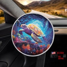 Steering Wheel Sun Shade Cover Anti-Heat Car Steering Wheel Sea Turtle
