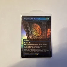 Kings Bay Clock Tower - Midnight Clock (Rainbow Foil) Secret Lair Drop Foil