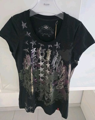 Esprit  EDC Tshirt damen Gr.M Schwarz Neu 