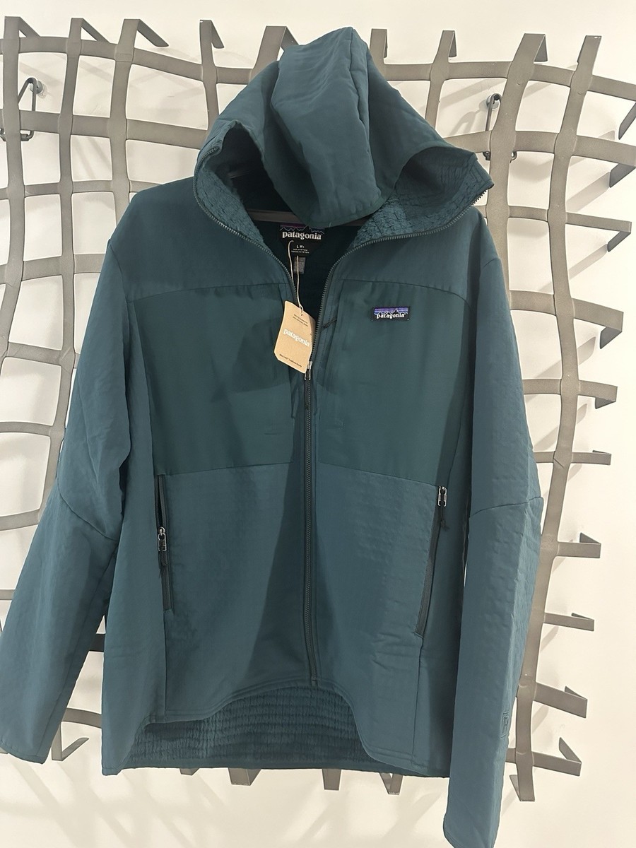 Men's Patagonia R2 TechFace Hoody Size Large Cascade Green | eBay