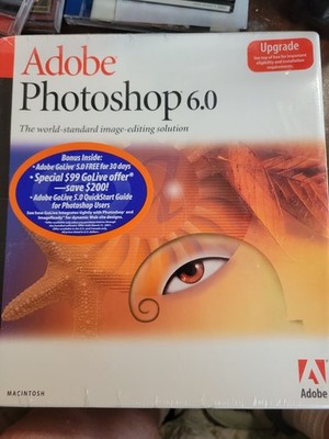 Adobe Photoshop 6.0 (Retail) (1 User/s) - Upgrade for Mac 13101334