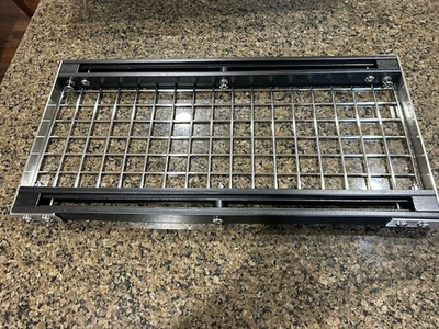 #ad #ad Range Kleen CW6007R Rectangle Pot Rack Stainless amp; Black Walnut Wood $139.99