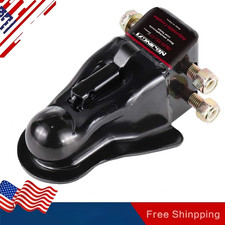 Adjustable Trailer Coupler 2 In 8000lbs Capacity Channel-mount Coupler Black Adjustable Trailer Coupler 2 In 8000lbs Capacity Channel-mount Coupler Black