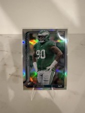 2025 Topps Chrome #249 Jordan Davis Refractor