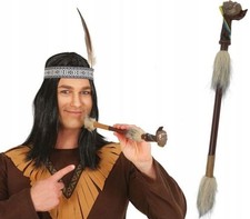 Friedenspfeife, Krieger, Indianer, Karneval, Fasching, Kostümzubehör, 44cm
