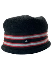 Vintage Descente Ski Hat Fleece Wool Blend Toque Beanie