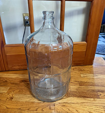 Clear Glass 5 Gallon Bottle Jug Demijohn Carboy Marked Made in Mexico