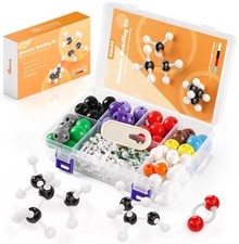 Organic Chemistry Model Kit240 PCS,Portable Molecular Model Kit for Chemistry...