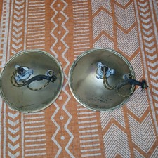 Vintage 1930s Headlight Head Lamp Reflector 7 O.d. 2 Bulb Light Ford 37 38 36