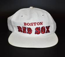 Boston Red Sox Vintage Twins Enterprise Spell Out Snapback Cap Hat