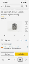 Showing image for 8E5284 Bearing, Needle 8E5284 Bearing, Needle image