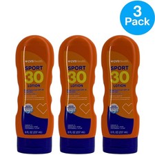 CVS Health Sport SPF 30 Sunscreen Lotion 8oz 3 Pack New Exp 05/2027 2.63 per gallon
