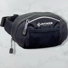 Outdoor Products Fanny Pack Black Waist Pouch Sports Hiking Walking Bag NWT