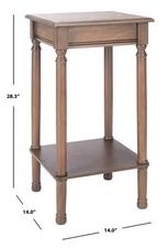Safavieh TINSLEY SQUARE ACCENT TABLE, Reduced Price 2172764536 ACC5716C