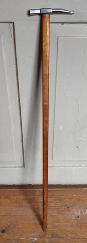 Mountaineering Ice Axe Circa 1920 Old Scale Hiking Stick Mountaineering
