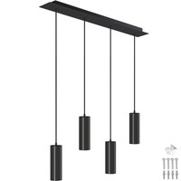 HäNgelampe 4 Flammig Pendelleuchte HäNgeleuchte Deckenlampe Lampenschirme 40W
