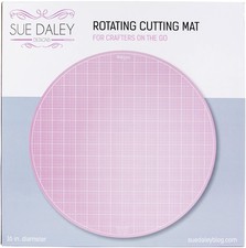 Riley Blake Designs STCM-15983 Sue Daley 16 Inch Rotating Cutting Mat, MOQ