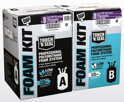 DAP  Touch 'n Seal  Foam Kit 600, 1.75 PCF, Standard Low GWP, Foam Kit 600 Cream