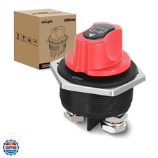 Battery Disconnect Switch 300A Master Disconnect Isolator 12V-48V On Off Powe...