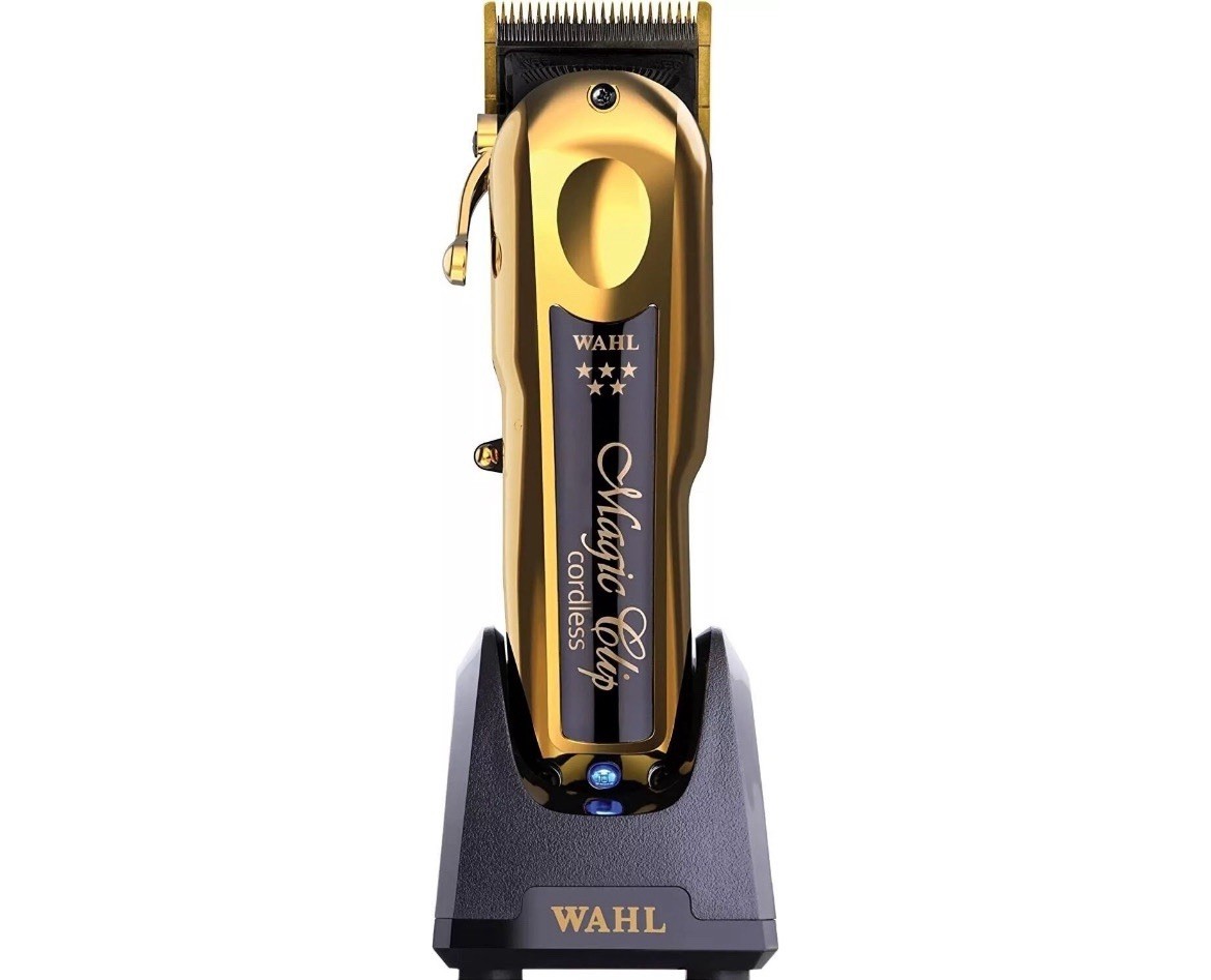 Wahl Professional 5-Star Cordless Magic Clip - Black & Gold for