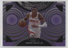 2022 Panini Obsidian Electric Etch Purple Flood 29/49 Jabari Smith Jr #18 1mv6