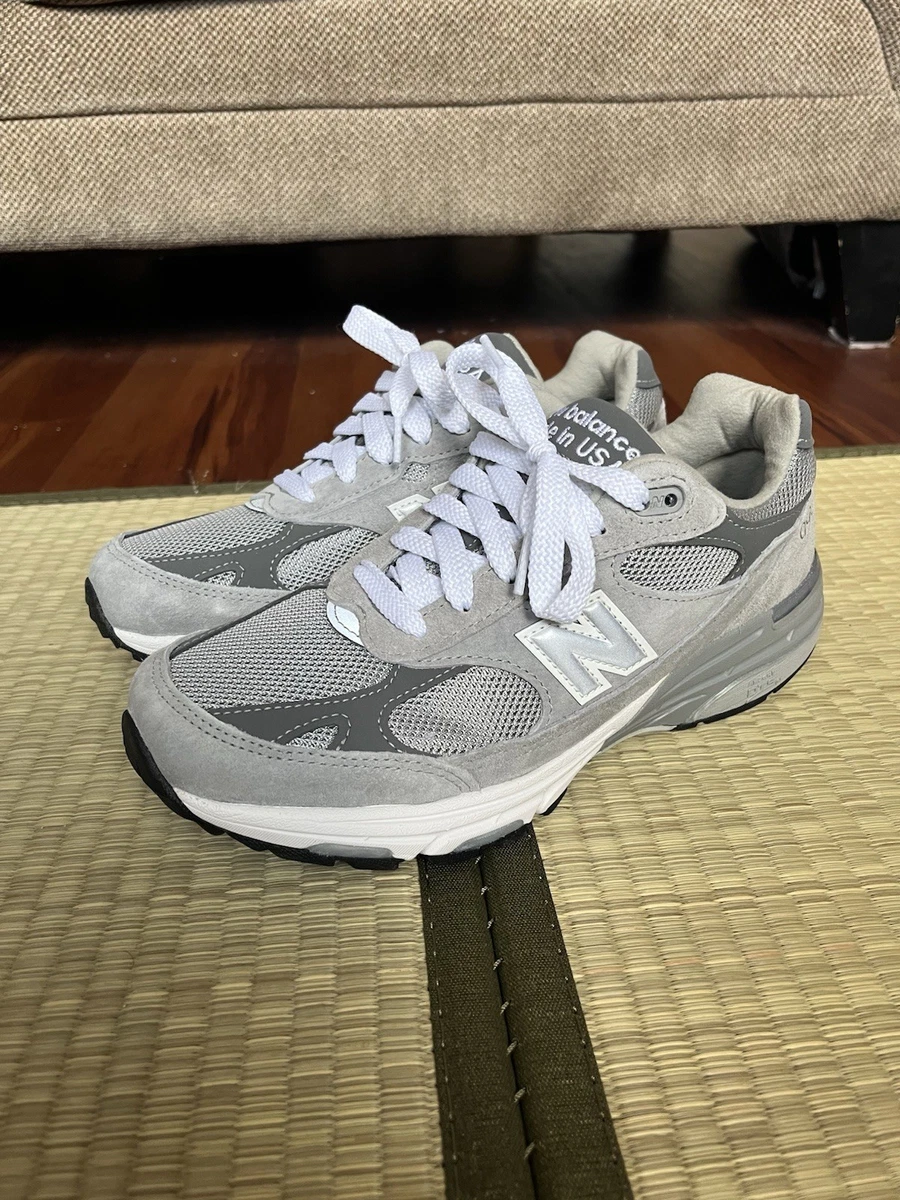 New Balance 993 Made in USA Narrow Grey White for Sale