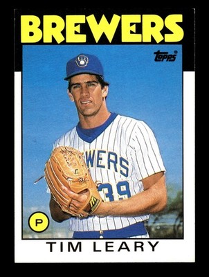 TIM LEARY   1986 Topps Baseball #64T Milwaukee Brewers